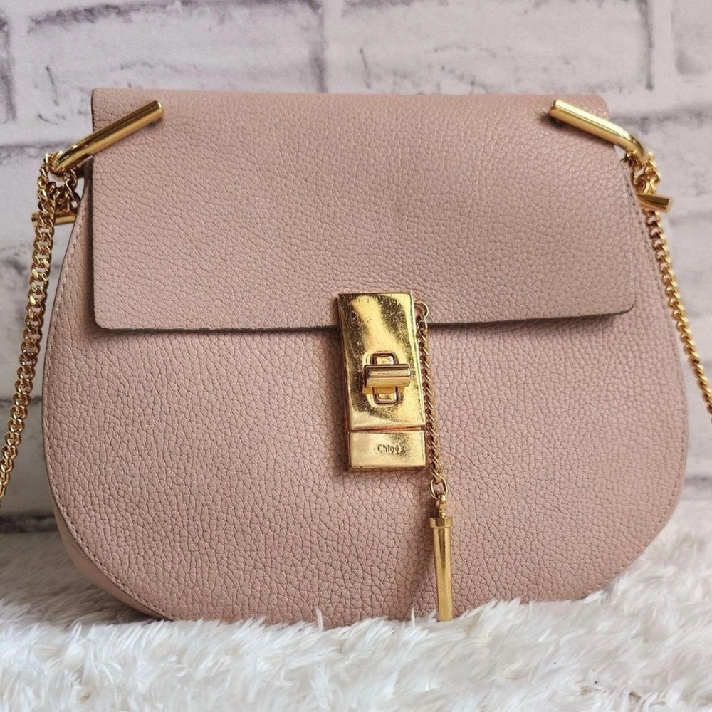 Chloe Drew Bag Size Small in Pink